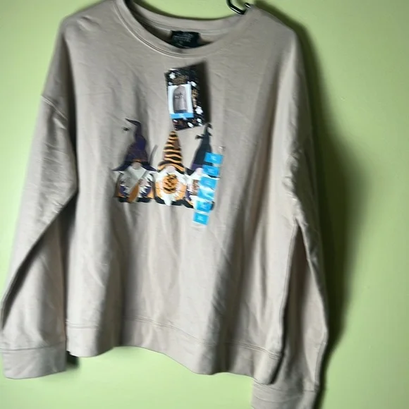 Feeling festive Beige Graphic Men's / Women’s Sweater - Picture 4 of 5